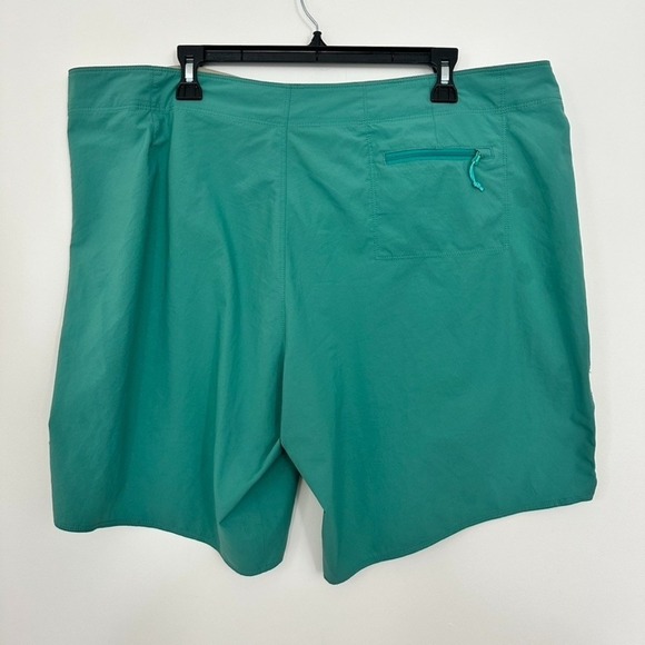 Patagonia Board Shorts Mens 40 Teal Light Variable 18 Inseam Swim Beach Travel - Picture 2 of 7